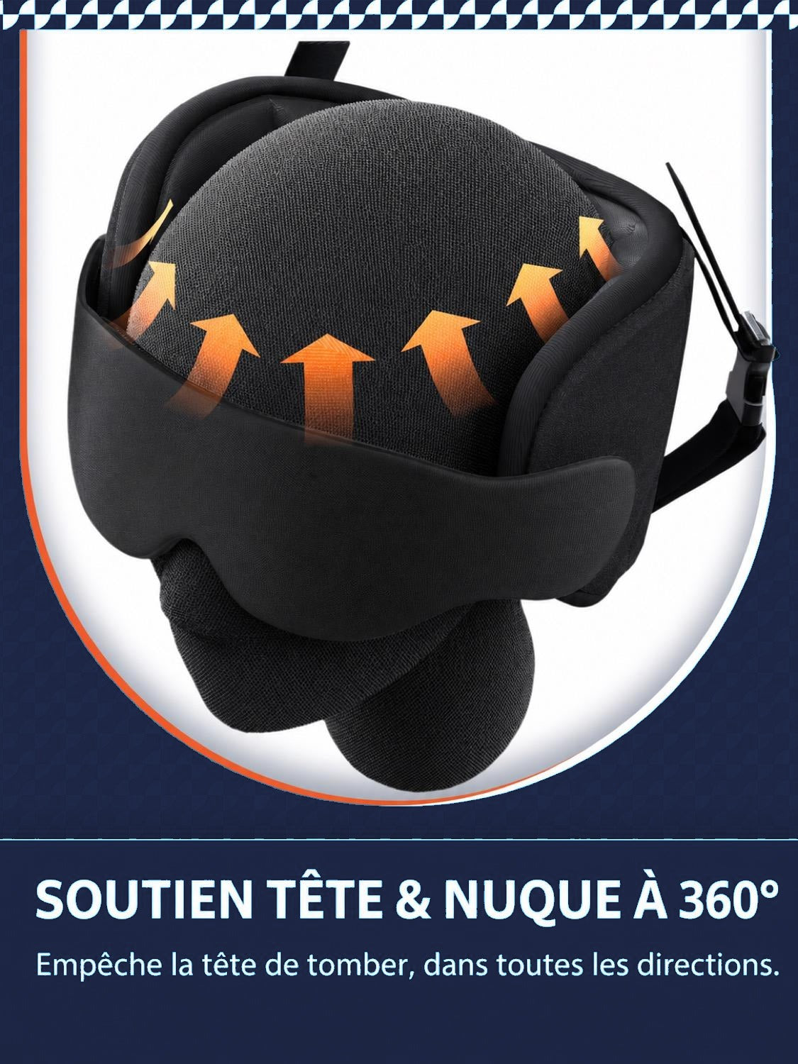 Soutien tête et nuque à 360°